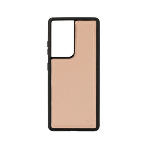 Samsung S21 Ultra Nappa Leather Case - Nude