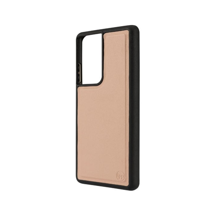 Samsung S21 Ultra Nappa Leather Case - Nude