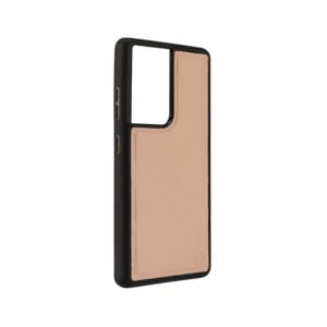 Samsung S21 Ultra Nappa Leather Case - Nude