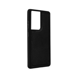 Samsung S21 Ultra Nappa Leather Case - Black