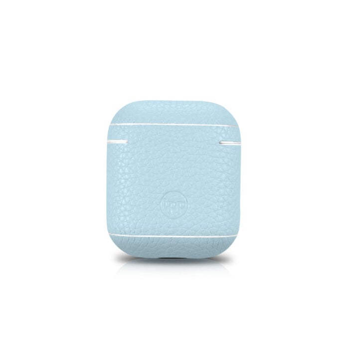 AirPods Leather Case- Grain Aqua