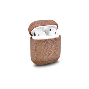 AirPods Leather Case- Grain Brown