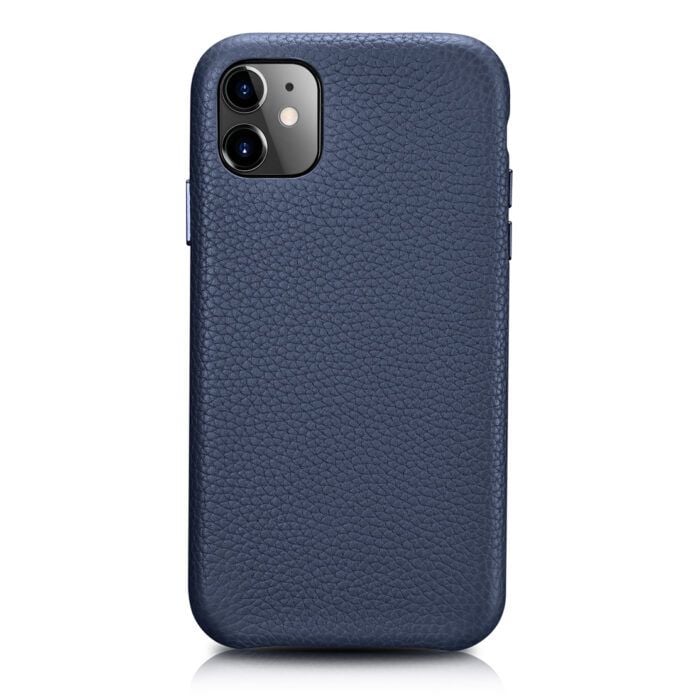 iPhone 11 Full Wrap Case - Grain Navy Blue