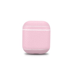 AirPods Leather Case- Grain Pink