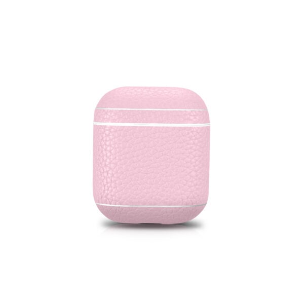 AirPods Leather Case- Grain Pink