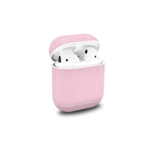 AirPods Leather Case- Grain Pink