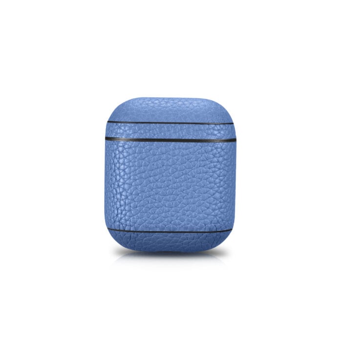 AirPods Leather Case- Grain Blue