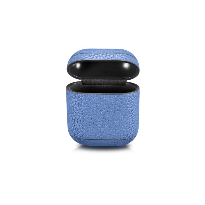 AirPods Leather Case- Grain Blue