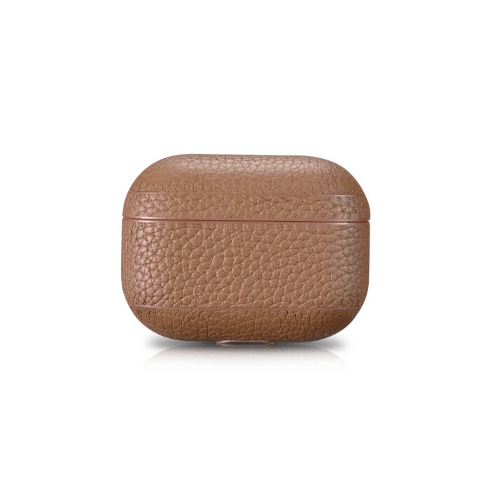 AirPods Pro Leather Case- Grain Brown