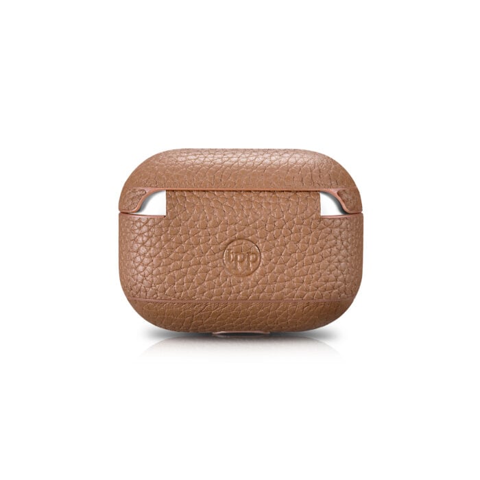 AirPods Pro Leather Case- Grain Brown