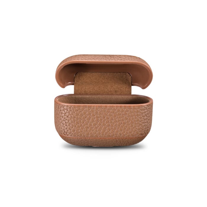 AirPods Pro Leather Case- Grain Brown