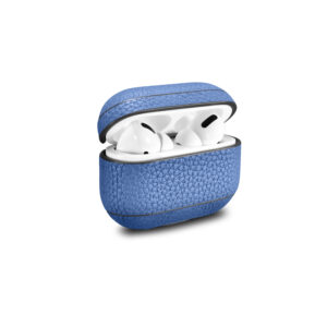 AirPods Pro Leather Case- Grain Blue