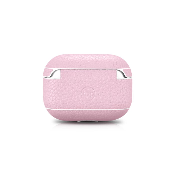 AirPods Pro Leather Case- Grain Pink