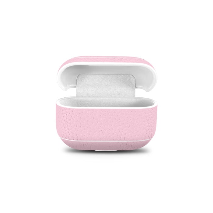 AirPods Pro Leather Case- Grain Pink