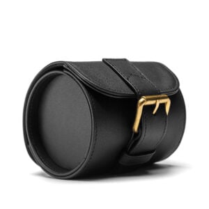 Watch Case- Black (Gold Hardware)