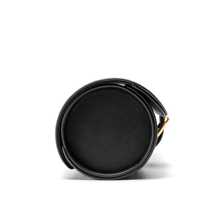 3 Watch Case- Black (Gold Hardware)