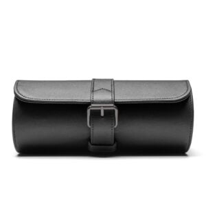 3 Watch Case- Black (Gun Metal Hardware)