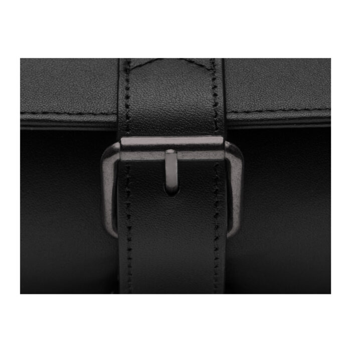 3 Watch Case- Black (Gun Metal Hardware)