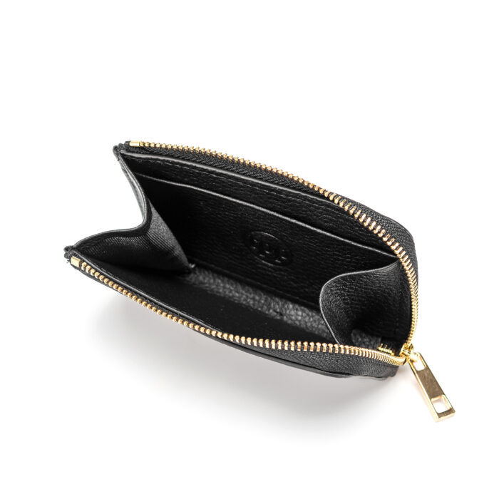 Leather Coin Purse- Black