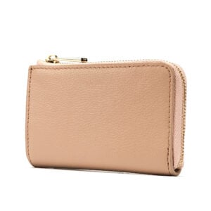 Leather Coin Purse- Nude