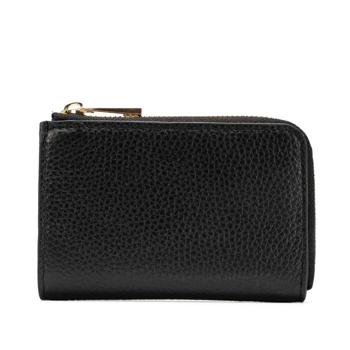 Leather Key Pouch- Black