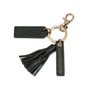 Letter I Keychain- Black