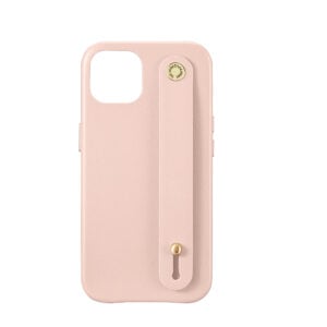 iPhone 13 Letter Strap Case- Nude