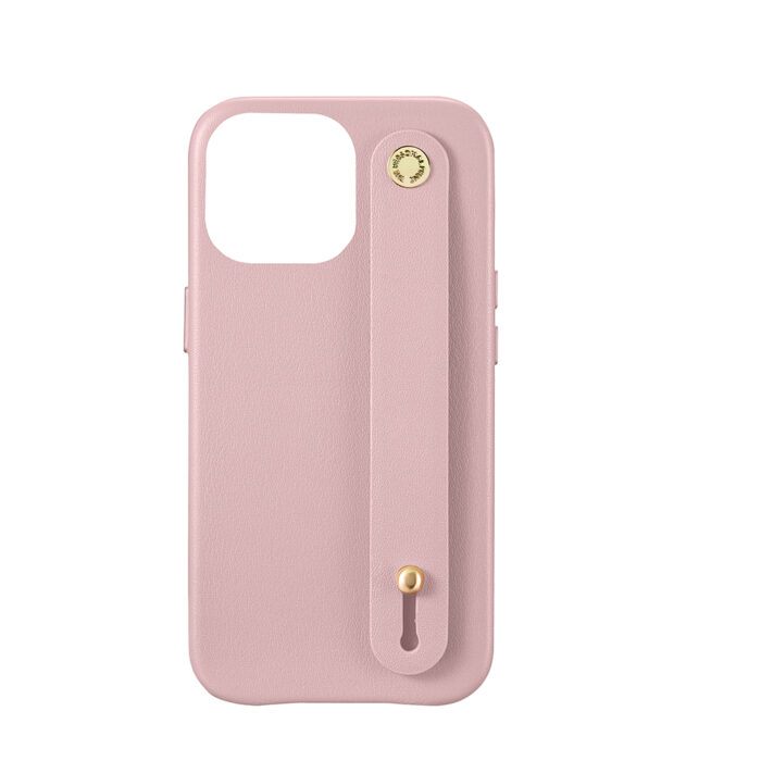 iPhone 13 Pro Max Letter Strap Case- Blush Nude