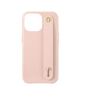 iPhone 13 Pro Max Letter Strap Case- Nude