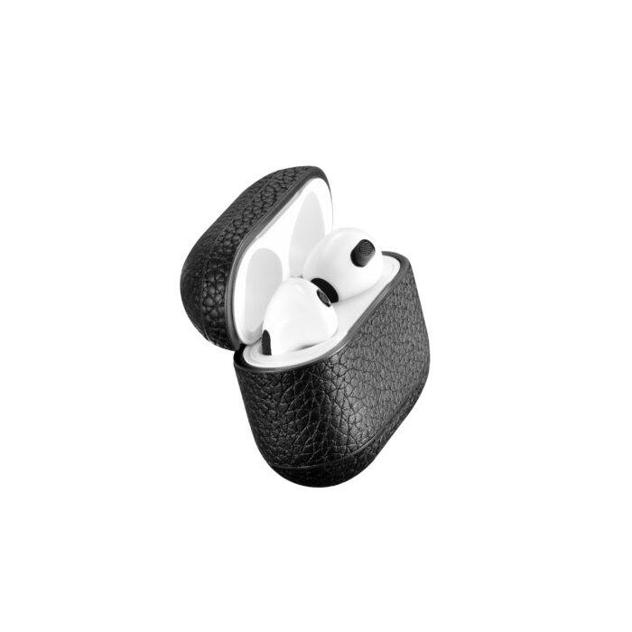 AirPods 3 (3rd Generation) Leather Case- Grain Black