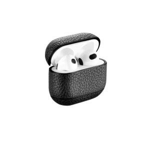 AirPods 3 (3rd Generation) Leather Case- Grain Black