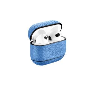 AirPods 3 (3rd Generation) Leather Case- Grain Blue