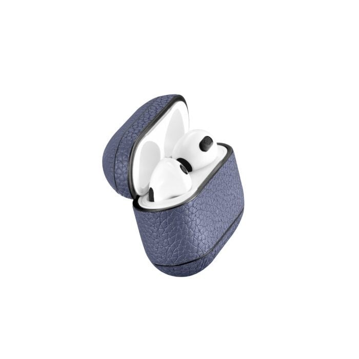 AirPods 3 (3rd Generation) Leather Case- Grain Navy Blue