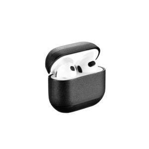 AirPods 3 (3rd Generation) Leather Case- Black