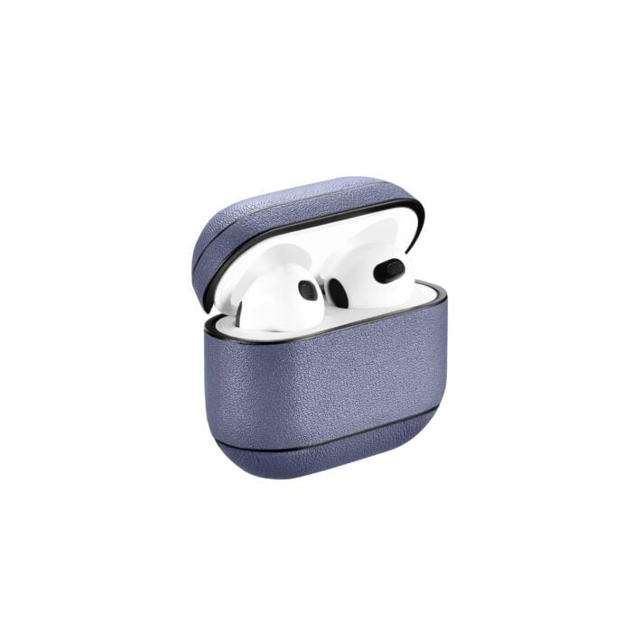 AirPods 3 (3rd Generation) Leather Case- Navy Blue