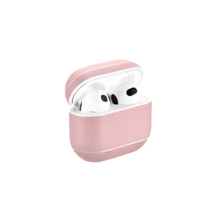 AirPods 3 (3rd Generation) Leather Case- Blush Nude