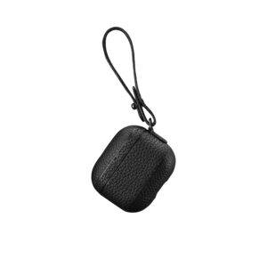 Grey LV Solid Leather Airpods Case