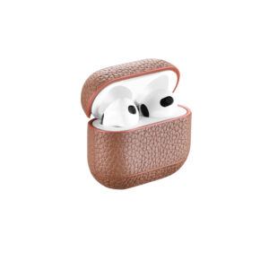 AirPods 3 (3rd Generation) Leather Case- Grain Brown