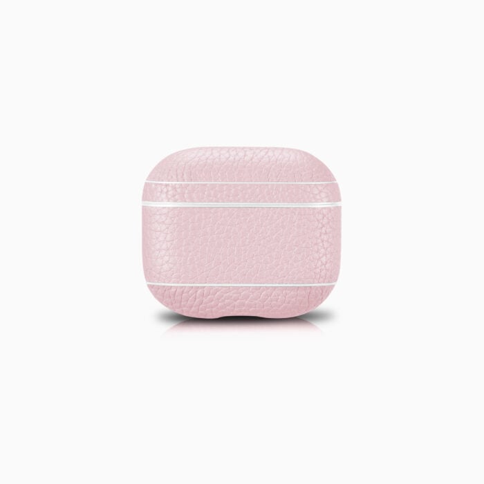 AirPods 3 (3rd Generation) Leather Case- Grain Pink