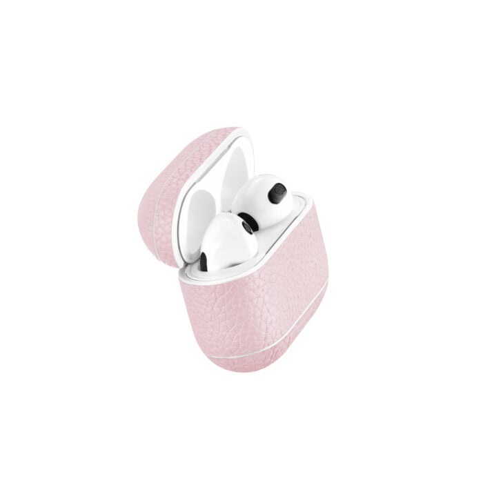 AirPods 3 (3rd Generation) Leather Case- Grain Pink