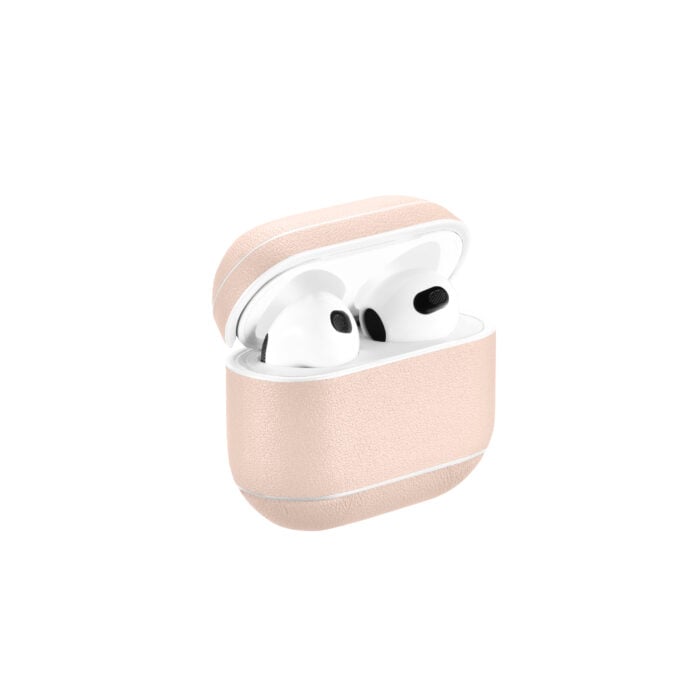 AirPods 3 (3rd Generation) Leather Case- Nude