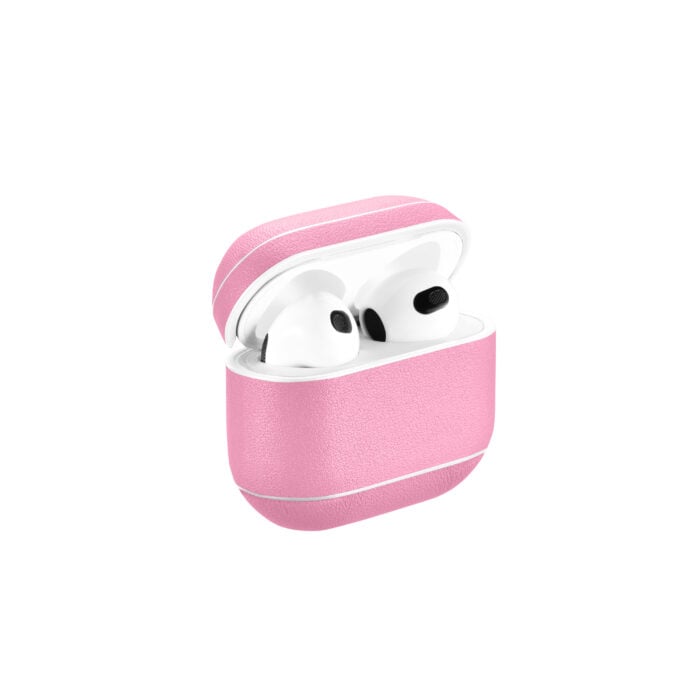 AirPods 3 (3rd Generation) Leather Case- Pink