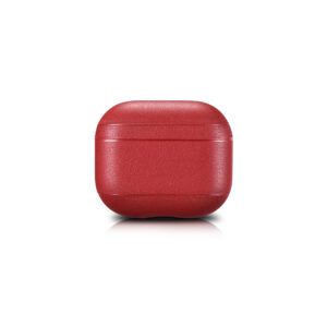 AirPods 3 (3rd Generation) Leather Case- Red