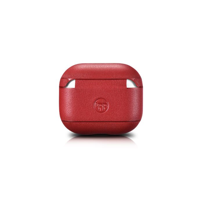 AirPods 3 (3rd Generation) Leather Case- Red