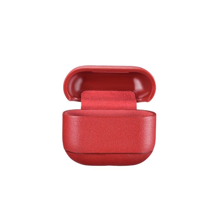 AirPods 3 (3rd Generation) Leather Case- Red