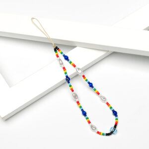 Beaded Phone Charm- Eau De Mer