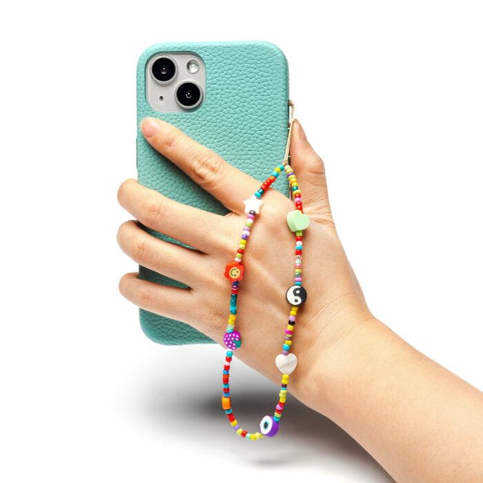 Beaded Phone Charm- La Paix Interieure