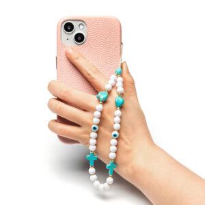 Beaded Phone Charm- Le Rosaire