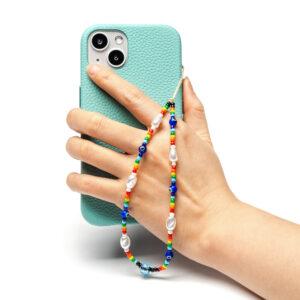 Beaded Phone Charm- Eau De Mer