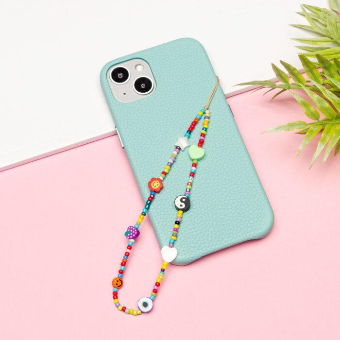 Beaded Phone Charm- La Paix Interieure